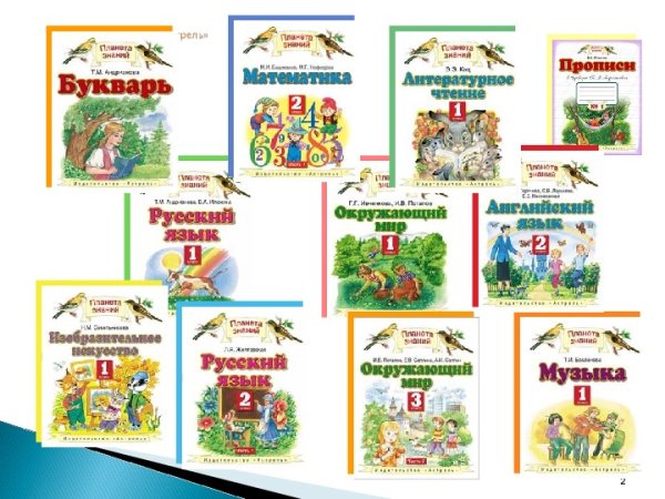 Планета знаний программа для начальной школы учебники 1 класс
