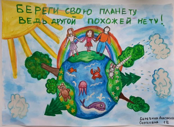 Береги свою планету рисунок