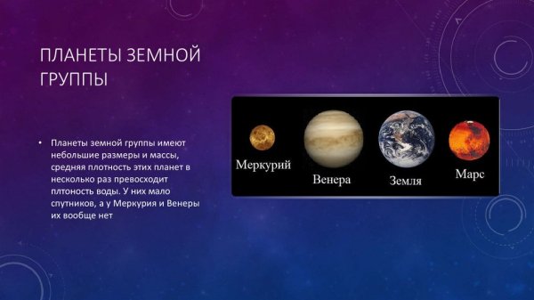 Планеты земной группы