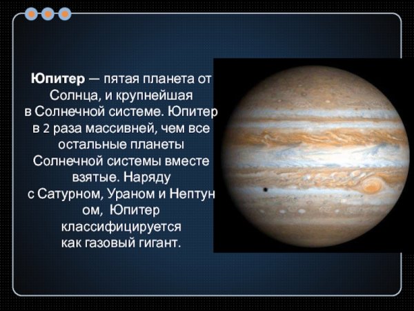 Юпитер Планета солнечной системы