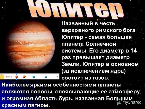 Рассказ о Юпитере