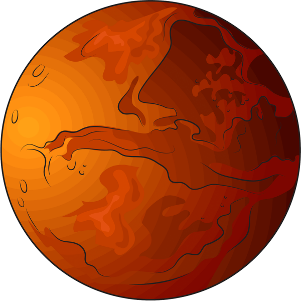 Планета Марс для детей