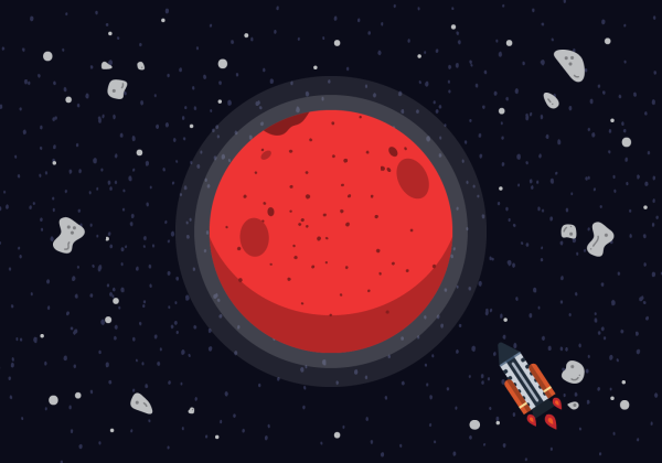 Марс Планета вектор