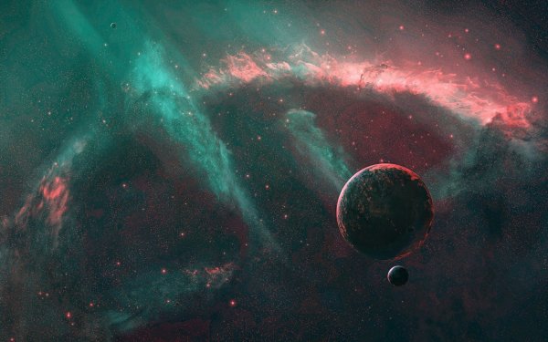 Туманности в космосе