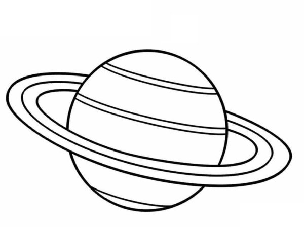 Планета Венера раскраска для детей