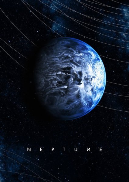 Нептун Планета арт