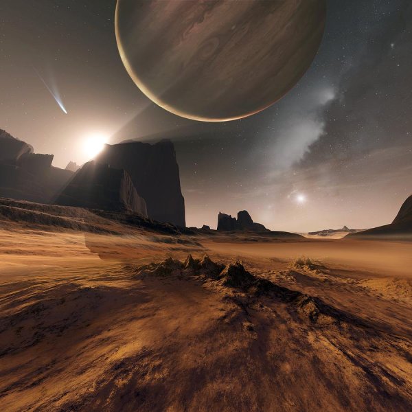Экзопланеты пейзаж