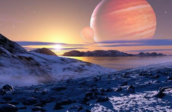 Поверхность Европы спутника Юпитера