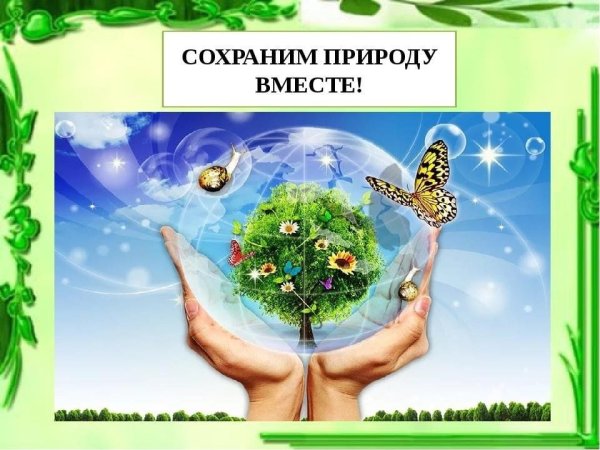 Сохраним природу вместе