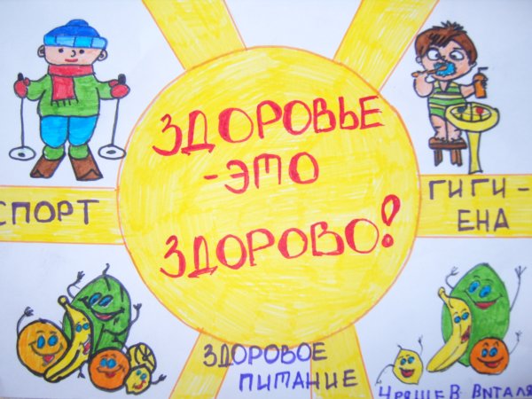 Рисунок на тему здоровье
