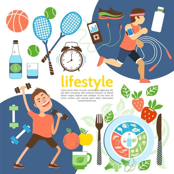 Healthy Lifestyle плакат