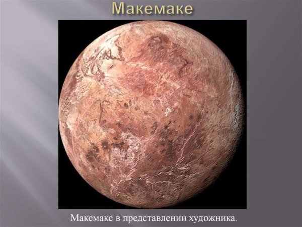 Планеты карлики Макемаке