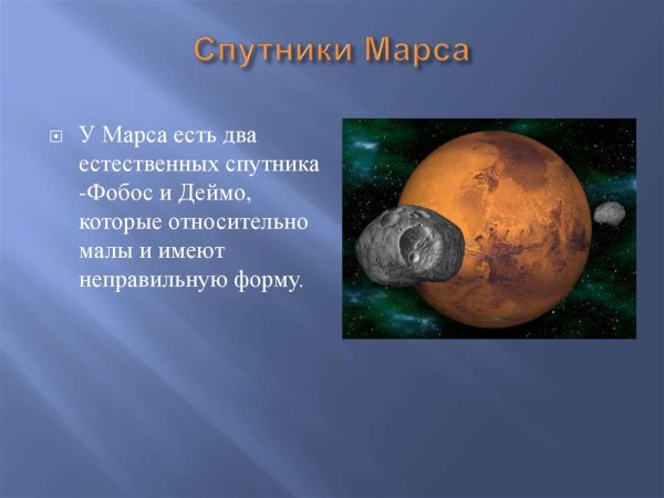 Марс Планета спутники