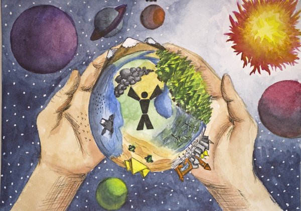 Наша Планета рисунок