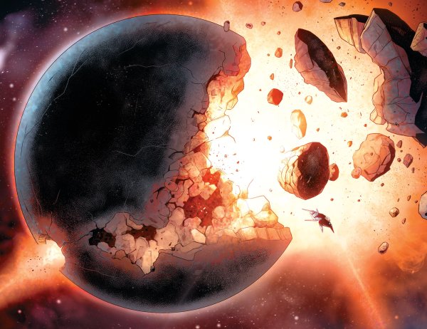 Взрыв планеты земля