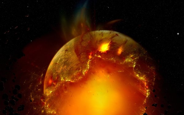 Взрыв планеты земля