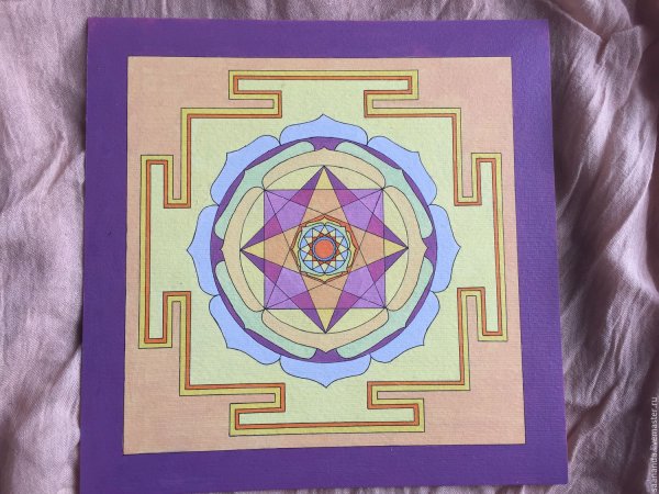 Янтра Юпитера с мантрой