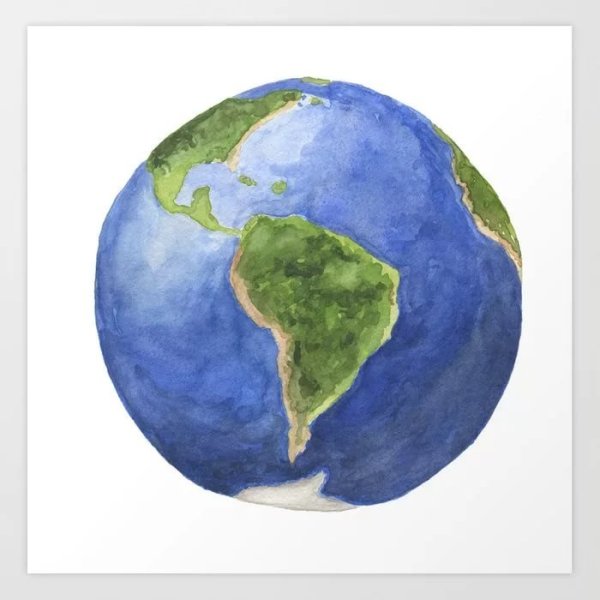 Красивые рисунки земли