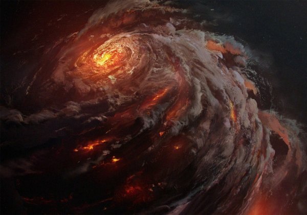 Гибель планеты арт