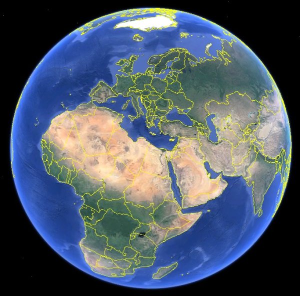 Google Earth Планета земля