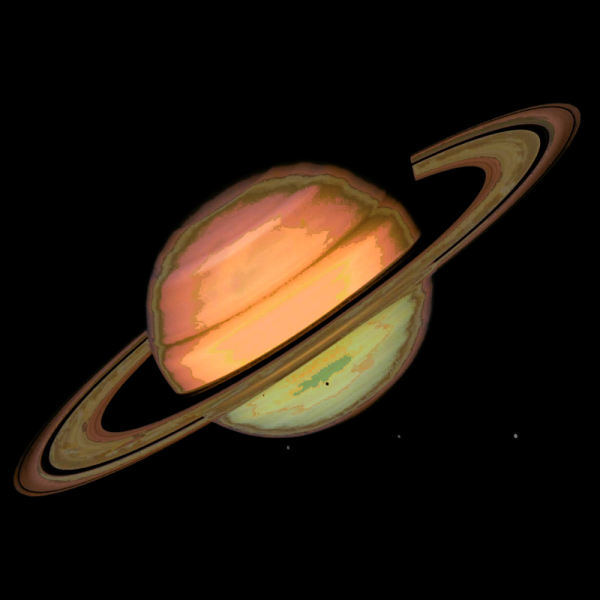 Сатурн в солнечной системе