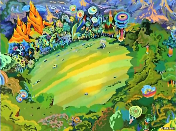 Планета Блук из мультфильма тайна третьей планеты