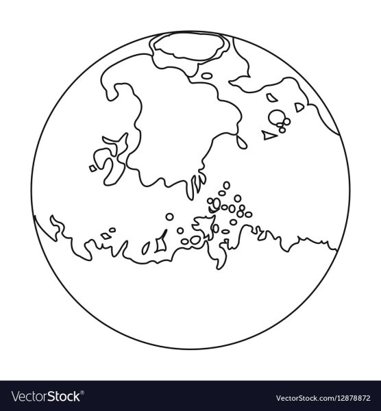 Планета Марс раскраска для детей