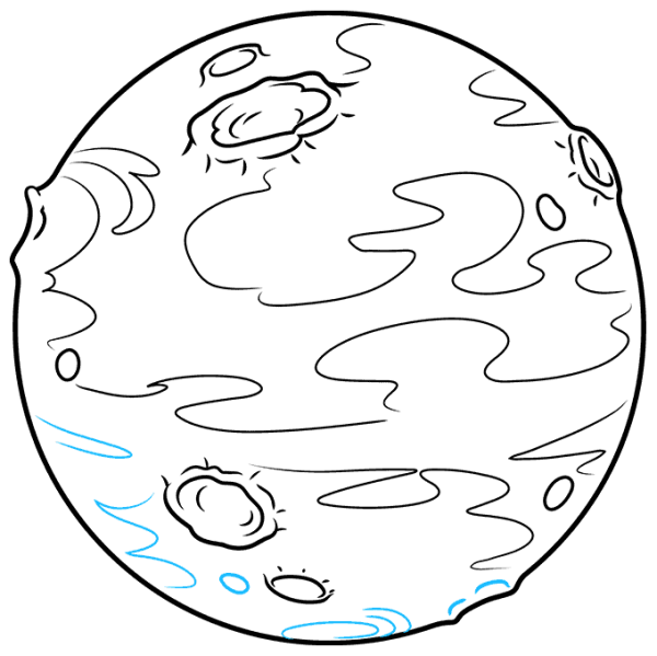 Марс рисунок