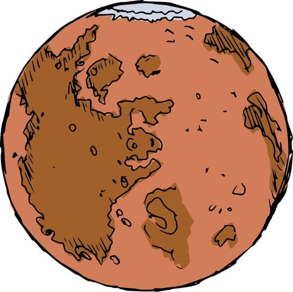 Марс Планета вектор