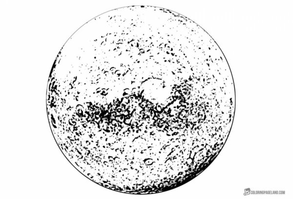 Планета Марс раскраска