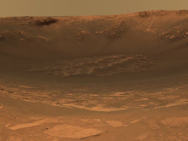 Планета Марс кратеры