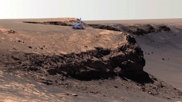 Панорама планеты Марс с марсохода