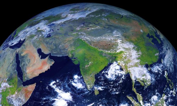 Земля с космоса Россия