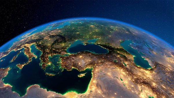 Земля из космоса панорама