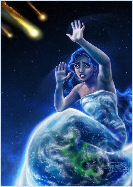 Девушка земля фэнтези