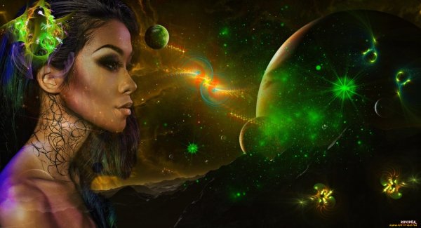 Фэнтези космос девушки