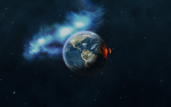 Атомный взрыв из космоса