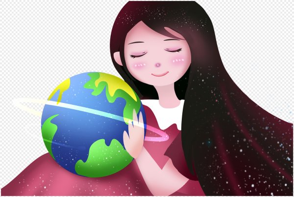 Девочка и земной шар