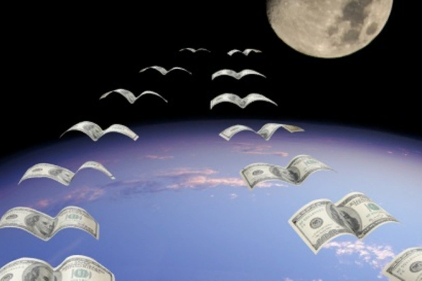Луна и деньги
