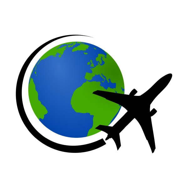 Самолет вокруг планеты