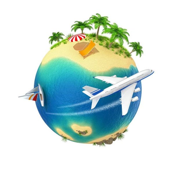Самолет вокруг земного шара