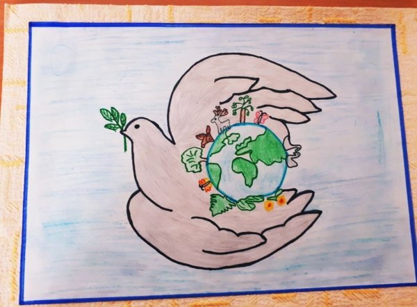 Рисунок на тему берегите планету