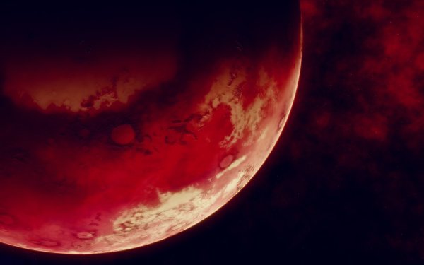 Красная Планета в космосе