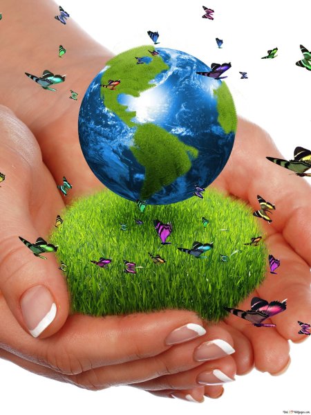 Планета в руках