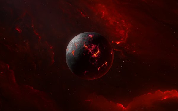 Красная Планета в космосе