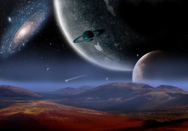 Красивые космические пейзажи