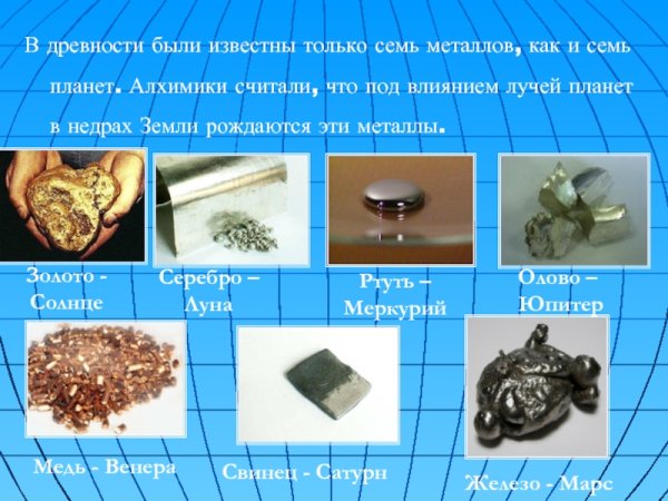 Металлы в древности