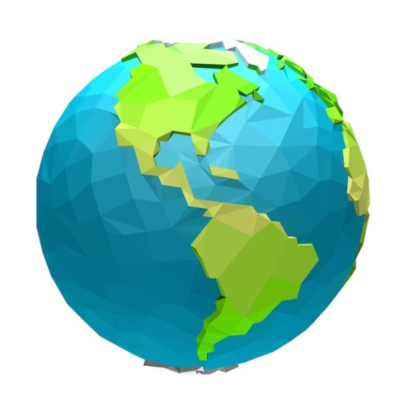 Стилизованный земной шар
