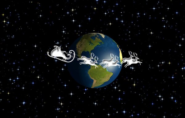 Новый год космос планеты