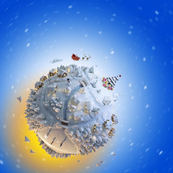 Планета в снегу